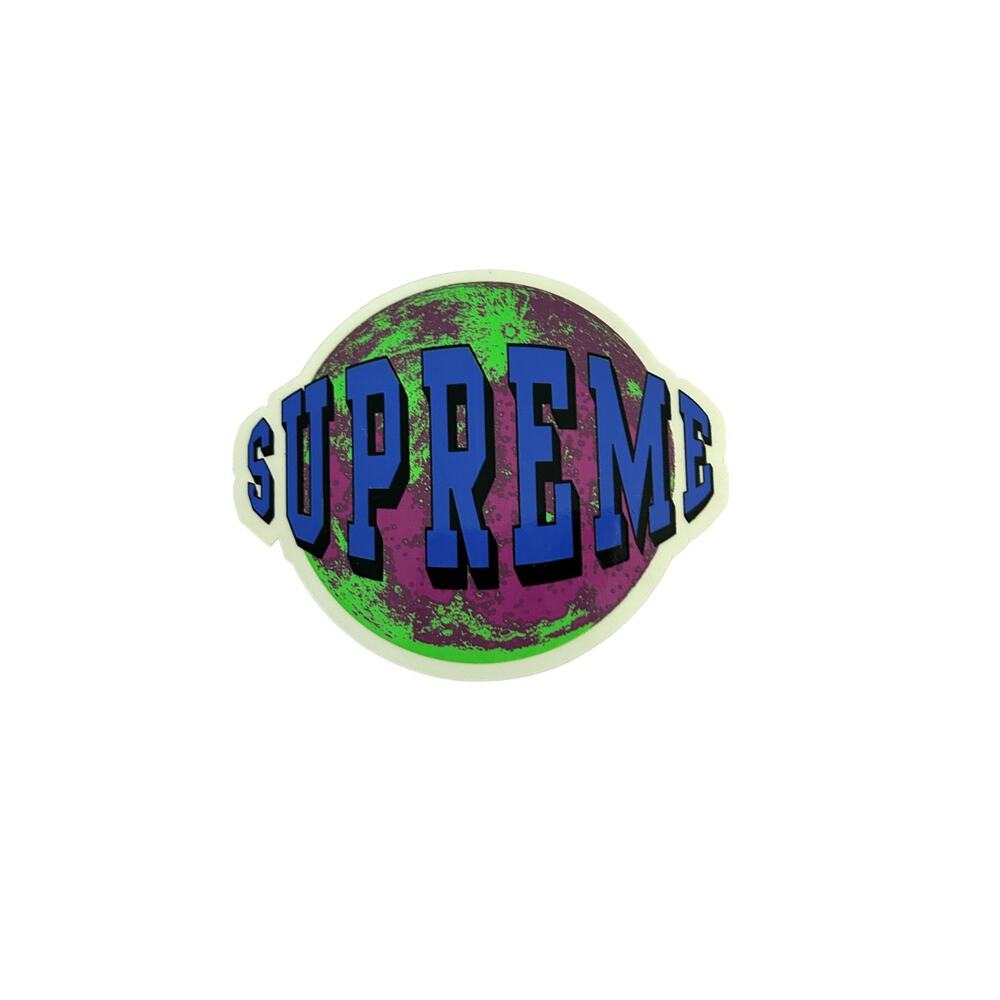Supreme Lunar Planet Globe Sticker FW15 Earth Graphic Authentic